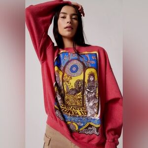Urban Outfitters The Doors Oversized Crewneck
